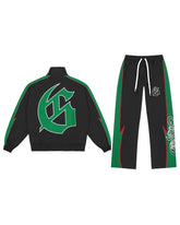 Godspeed GT Tracksuit Black/Green/Red