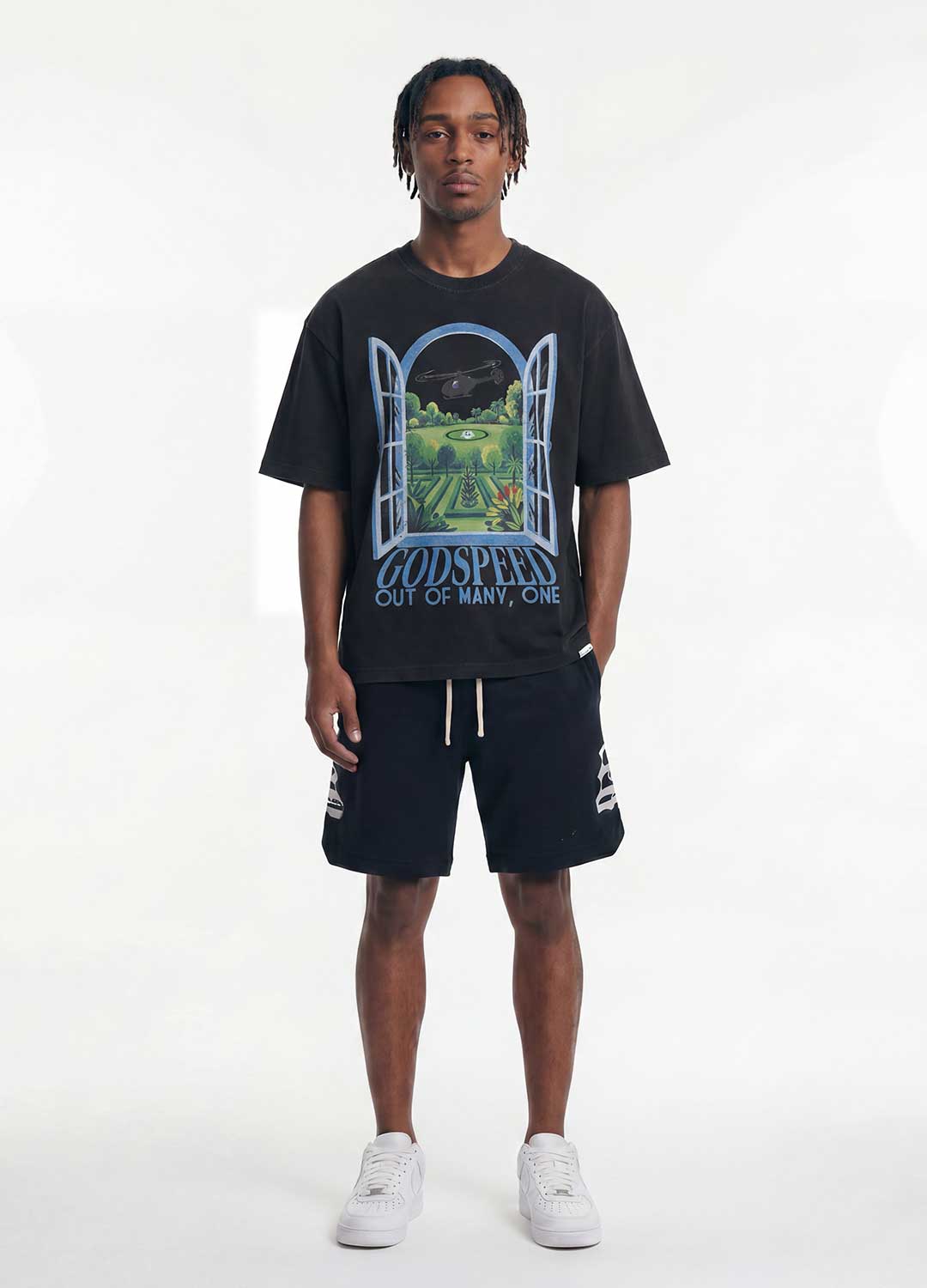Godspeed Helipad Dreams Tee Black