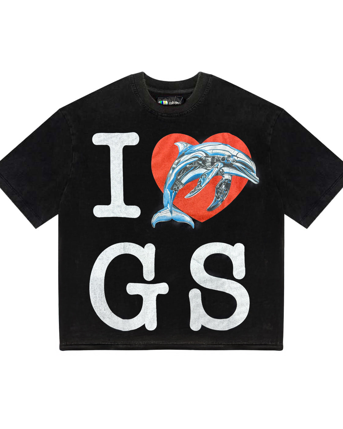 Godspeed Miami Dolphin Tee Black *Miami Exclusive*